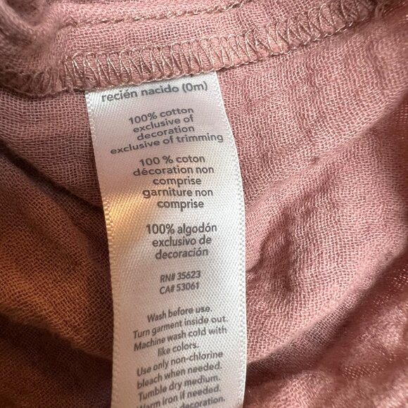 Carter's Mauve Floral Dress Bloomer Set - Picture 10 of 12